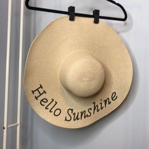 Hello sunshine sun hat